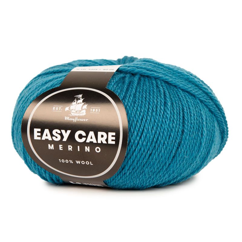 Easy Care - Merinould fra Mayflower Garn 68 Tahiti blå