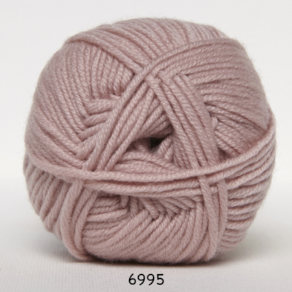 Merino Cotton - Uld/Bomuld fra Hjertegarn 6995 Gammelrosa