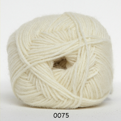 Sock 4 - Uld/Nylon strømpegarn fra Hjertegarn 0075 Råhvid