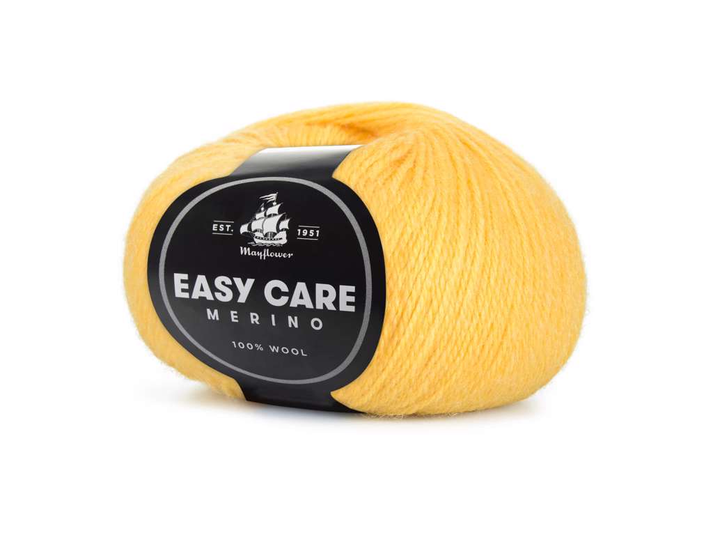 Easy Care - Merinould fra Mayflower Garn 81 Citronskal