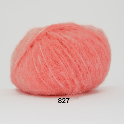 Børstet Uld - Alpakka/Uld/Nylon fra Hjertegarn 0827 Koral