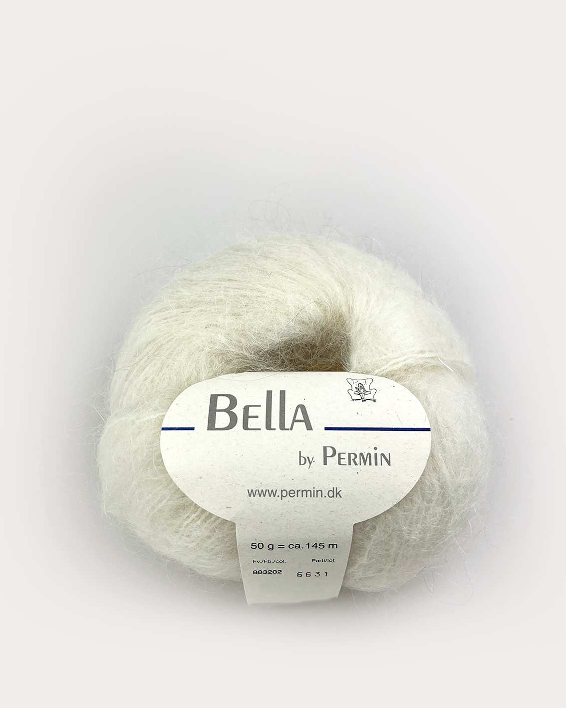 Bella fra Permin Natur Hvid 202