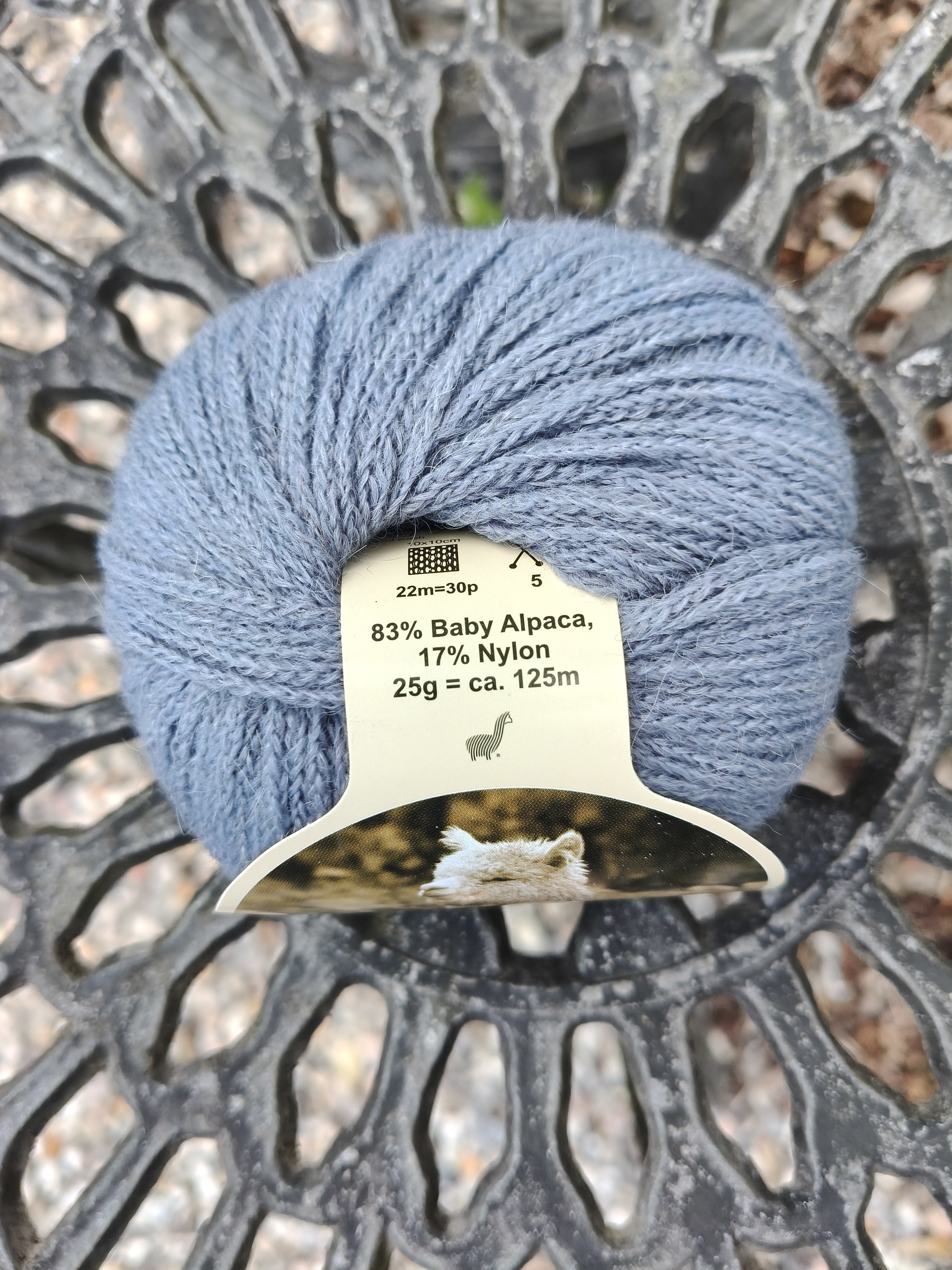 Rustic - Alpakka/Nylon fra Hjertegarn 08917 Jeansblå
