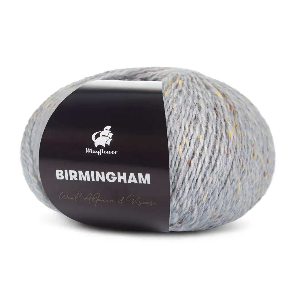 Birmingham - Uld, alpakka og viskose fra Mayflower 4 Titanium