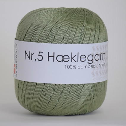 Hæklegarn Nr. 5 - Merceriseret/bomuld fra Hjertegarn 1505 Syren