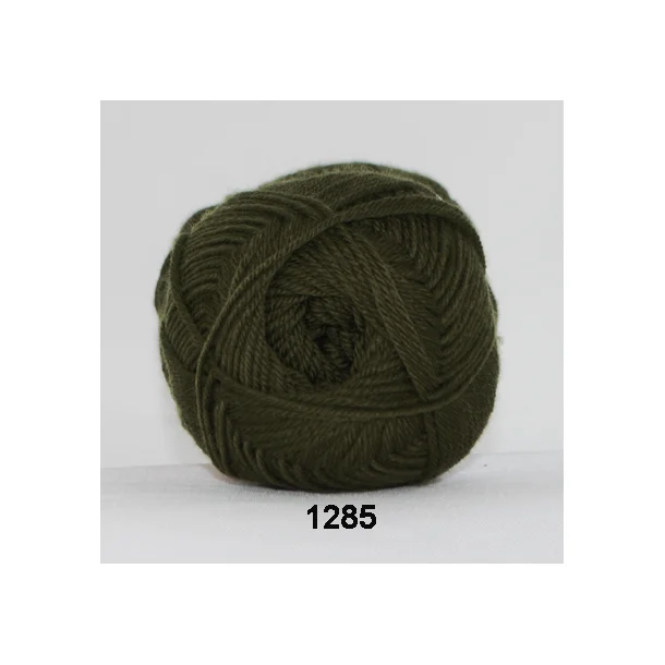 Babywool Trunte Merino - Merinould fra Hjertegarn 1285 Skovgrøn