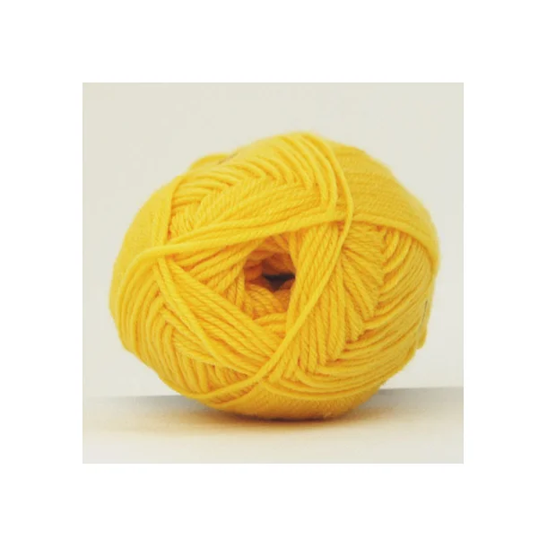 Babywool Trunte Merino - Merinould fra Hjertegarn 2676 Solskinsgul