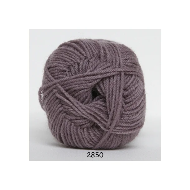 Babywool Trunte Merino - Merinould fra Hjertegarn 2850 Brunt ler