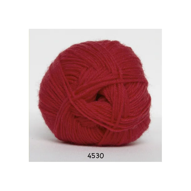 Babywool Trunte Merino - Merinould fra Hjertegarn 4530 Rød