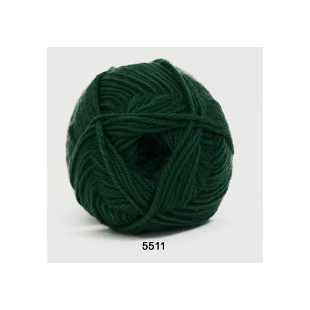 Babywool Trunte Merino - Merinould fra Hjertegarn 5511 Mørkegrøn