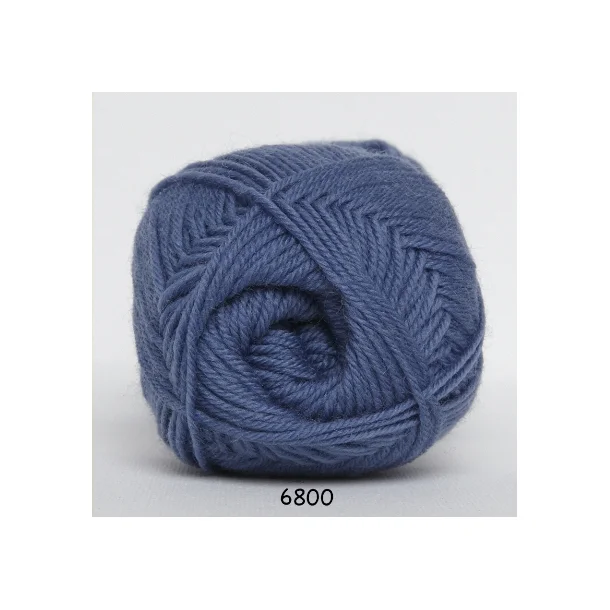 Babywool Trunte Merino - Merinould fra Hjertegarn 6800 Jeansblå