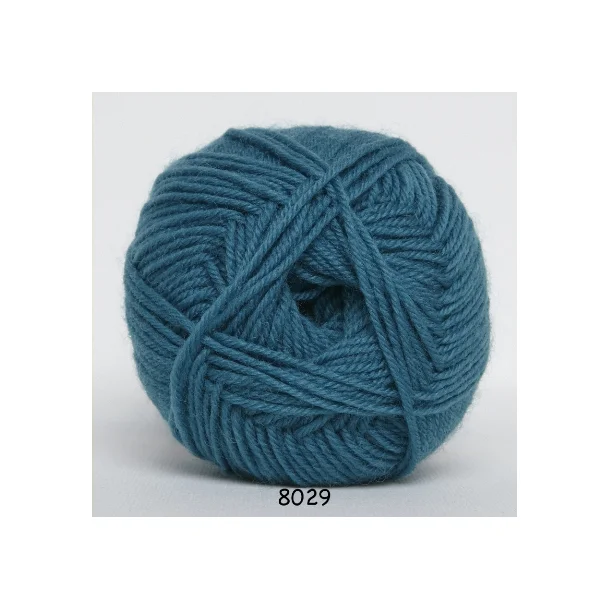 Babywool Trunte Merino - Merinould fra Hjertegarn 8029 Petroliumsblå