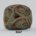 5047 Multi grøn/rust