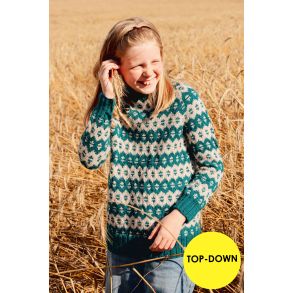 2690 Fr Sweater Brn fra Hjertegarn