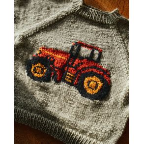 Traktor Sweater 2720 fra Hjertegarn 