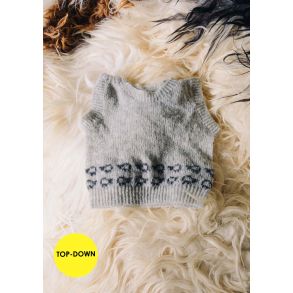 2736 Lamba Vest Baby fra Hjertegarn