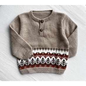 Strikkekit Loke Bluse 2750  fra Hjertegarn