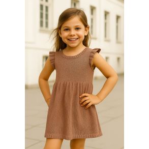 Strikkekit Hald B�rnetop/ Kjole 2773 fra Hjertegarn