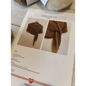 Strikkekit Munklinde Sjal 2787 fra Hjertegarn