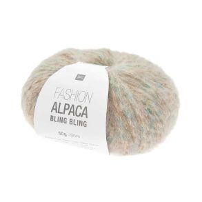 Fashion alpaca bling - Tykt garn med glimmer fra Rico Design
