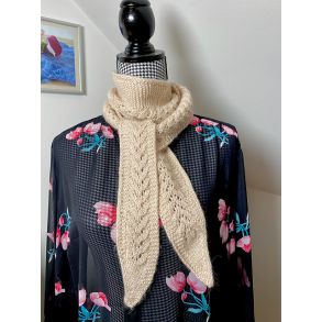 Green Leaf Scarf fra Reumert Knit