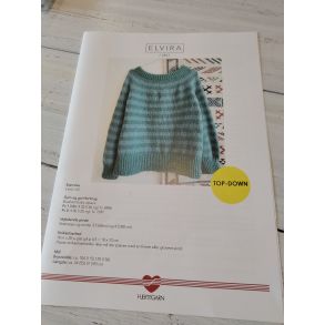 Elvira sweater  2451 fra Hjertegarn