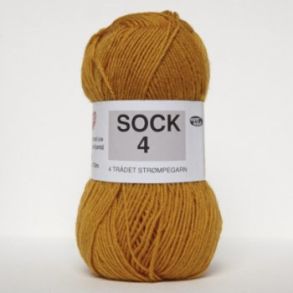 Sock 4 - Uld/Nylon strmpegarn fra Hjertegarn