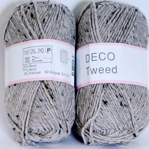 Deco Tweed - Uld/Acryl fra Hjertegarn