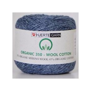 Organic 350 - kologisk/Uld/Bomuld fra Hjertegarn