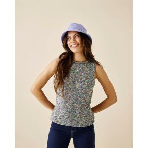 Strikkeopskrift til Sommertop i Iris fra Permin