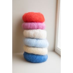 Tynn Silkmohair - Silke/mohair/uld fra Sandnes Garn