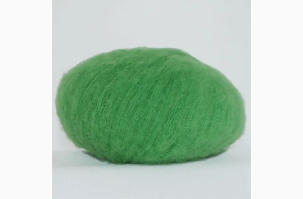 Brushed Baby Alpaca - Alpaca/Uld/Nylon fra Hjertegarn 2074 Græsgrøn