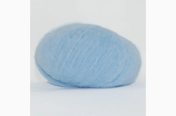 Brushed Baby Alpaca - Alpaca/Uld/Nylon fra Hjertegarn 4995 Lyseblå