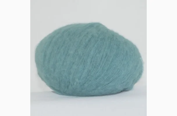 Brushed Baby Alpaca - Alpaca/Uld/Nylon fra Hjertegarn 7397 Mørk aqua