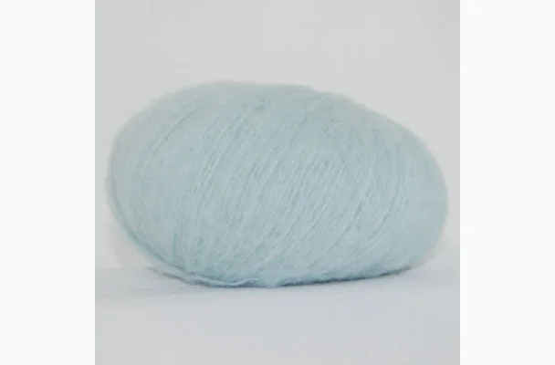 Brushed Baby Alpaca - Alpaca/Uld/Nylon fra Hjertegarn 8117 Lys aqua
