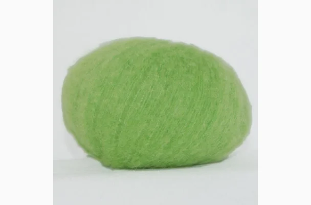 Brushed Baby Alpaca - Alpaca/Uld/Nylon fra Hjertegarn 8483 Forårsgrøn