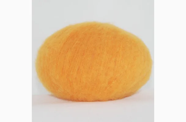 Brushed Baby Alpaca - Alpaca/Uld/Nylon fra Hjertegarn 8928 Orange