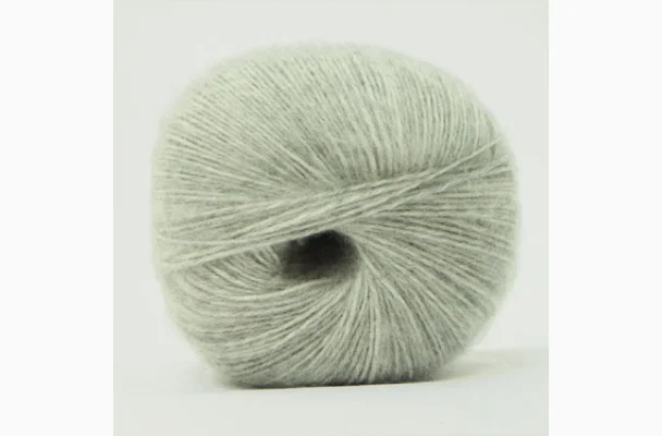 Brushed Armonia - Uld/Nylon fra Hjertegarn 0434 Lys Grå