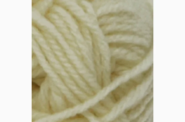 Deco Woolen - Uld/Acryl fra Hjertegarn 8100 Råhvid