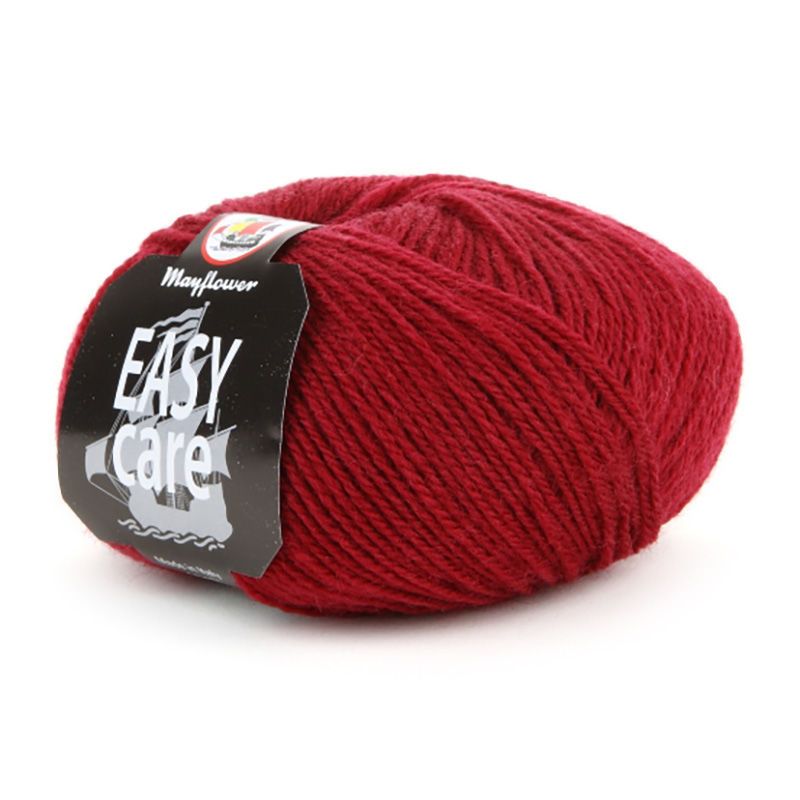 Easy Care - Merinould fra Mayflower Garn 27 Rød