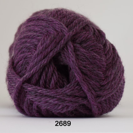 TILBUD Ragg - Uld/Nylon fra Hjertegarn 2689 Lilla meleret